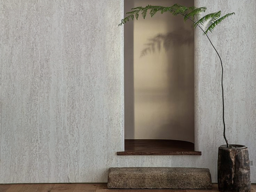 Ethereal Shadow Travertine - White